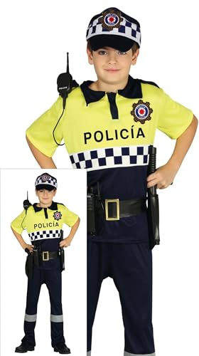 Disfraz de Policía Local para niño M-(7/9 años)