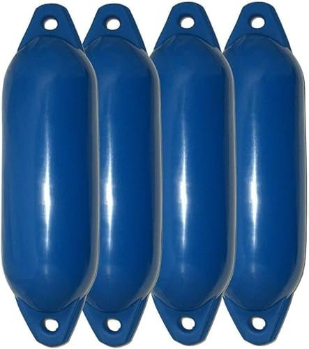 Majoni 4er-Set Rammschutz Star 45 - Farbe blau, Länge 70cm