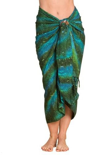 PANASIAM Sarong B006 Green blue, XL