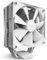 NZXT T120 Dissipatore ad aria per CPU - RC-TN120-W1 - Tubi in rame conduttivo - Cuscinetti fluidodinamici - Compatibilità AMD e Intel - Bianco