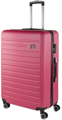 SKPAT - Maleta Mediana con 4 Ruedas Giratorias para Viajes Largos Tipo Trolley Ideal como Maletas de Viaje Grandes 23 Kilos y Maleta Viaje Mediana Resistentes, Fucsia