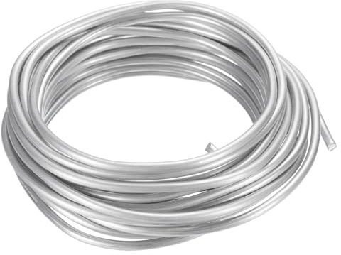 PATIKIL 3.5mm Bonsai Training Wire, 1 Roll Floral Wire Stems Anodized Aluminum Tree Wire 16.4 Feet Total for Gardening Branch Fixing, White