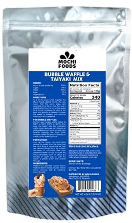 Original Bubble Waffle & Taiyaki Mix -4.5lbs - Vanilla Flavored - Authentic Bubble Waffle & Taiyaki Mix | Light and Fluffy | Easy DIY for Perfect Waffles Every Time | Customize Sweetness to Your Taste