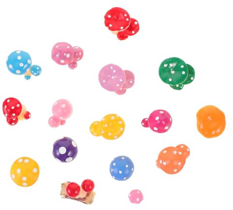 ibasenice Statuette Miniature De Champignon Résine Décoration De Micro-Paysage Ornements De Champignons pour Jardin Féerique Et Bonsaï