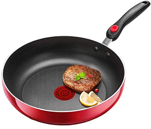 CHCWR Sartén con sartén Recubierto de sartén Recubierto de sartén Duradera Base de ala de Fuego Especial Freing sartén de casa múltiple sartén (un Color 26 cm)