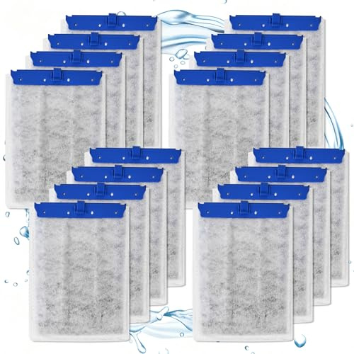 Casuenia 16PCS Large Filter Cartridge for Tetra Whisper Bio-Bag Filter