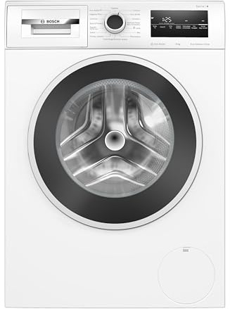 Bosch WAN28219IT Serie 4 Lavatrice a carica frontale 9 kg, 1400 giri, Classe A, Motore inverter con 10 anni di garanzia, Riduce le pieghe e facilita la stiratura, Programmi brevi, Bianco, 60 Cm