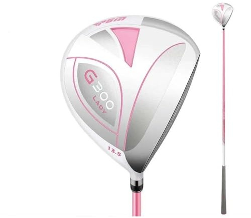 #1 Professionell golfdriver i trä, 13,5 graders loft, grafitaxel, högerhänt, Fairway-trä för sport (vit)