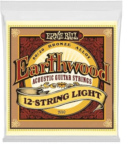 Ernie Ball Earthwood Light 12-String 80/20 Bronze Acoustic Guitar Strings - 9-46 Gauge