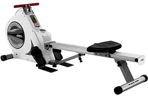 BH Fitness Vario Program R350 hopfällbar roddmaskin, roddmaskin, 8 kg svängvikt, med LCD-skärm