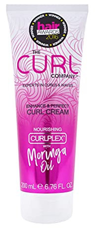 The Curl Company Enhance & Perfect Curl Cream (200ml) - Professionally Formulated with Nourishing Curplex with Moringa Oil. Experts in Curls & Waves