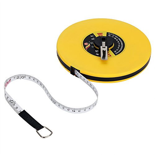 Long Tape Measure 160ft/50M Fiberglass Measuring Ruler for Construction Masonry Carpentry