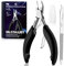 Toe Nail Clipper for Ingrown or Thick Toenails, Toenails Trimmer and Professional Podiatrist Toenail Nipper for Seniors with Surgical Stainless Steel Surper Sharp Blades Lighter Soft Handle
