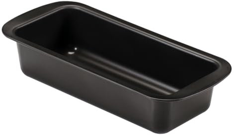 FORMEGOLOSE, Moule Plumcake 25x11 cm, Acier avec revêtement antiadhésif, Noir