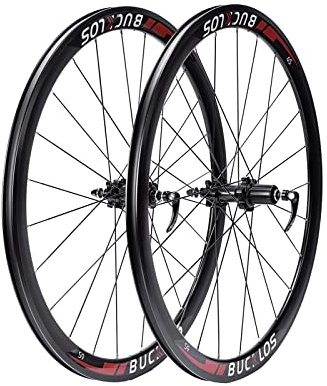BUCKLOS 700C Road Bike Wheelset Quick Release Front 9×100mm Rear 10×135mm
