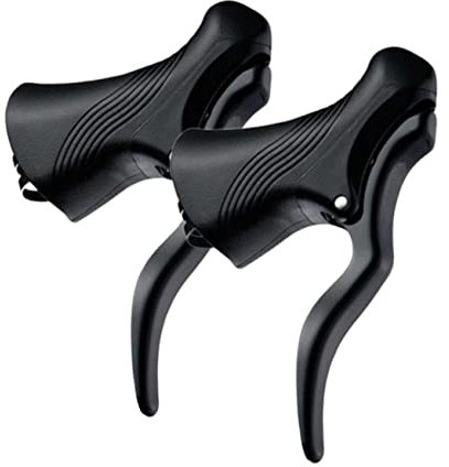 CLISPEED 2st Aluminiumlegierung Bremshebel Fahrrad Bremsgriff Gebirgsstraßen Kinder Fahrrad Bremshebel Bullhorn Bremen BMX-Lenker Rennrad Bremshebel MTB Bremshebel Universal- Handbremse