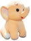 AQCQDQ Elefant Kuscheltier, Plüschtiere - Weiche Und Kuschelige Stofftiere, Plüschtiere Weiches Kuscheltier für Kinder, perfekte Begleiter für Kinder und Neugeborene (40cm,Gelb)