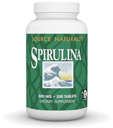 Source Naturals Spirulina - for Immune System Support - 200 Tablets