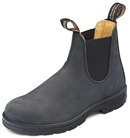 Blundstone Classic 587, Stivaletti Uomo, Nero Rustic Black, 39 EU