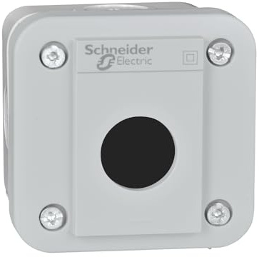 Schneider Electric XALE1 Control Station Empty, Empty Control Station - Light Grey Base And Cover