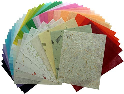 100 Papier mûrier Drap Motif Craft fabriqué à la main Art Soie Japon Washi Motif Craft Art Origami Elle Fabrication de cartes