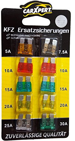Flachicherungen Standard Kfz Stecksicherungen 5-30 Ampere