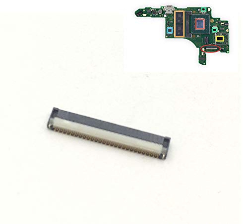 Motherboard to LCD Display Screen Flex Cable Clip Ribbon Connector Socket for Nintendo Switch NS Console Replacement Part