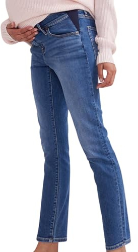HATCH Slim Maternity Denim Jeans, Low Rise, Slim Fit & Stretchy Under The Belly Design for Pregnancy & Beyond, Light Wash, 28 Inseam, Size 26