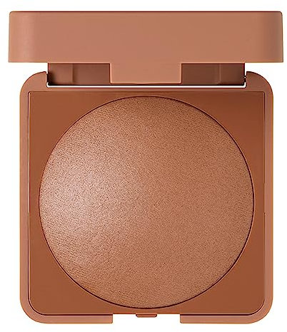 3INA MAKEUP - The Bronzer Powder 674 - Marron oscuro - Polvo bronceador ligero - Polvos de sol de larga duración - Con dos tipos de acabados: mate y brillo - - Vegan - Cruelty Free