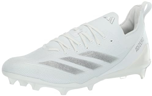 Adidas Scarpe da Ginnastica Adizero Ghost da Uomo, Bianco Argento Metallizzato Bianco, 49 1/3 EU