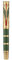 Hongdian D5X Füllfederhalter Grün Qin Dynasty Retro Chinesischer Totem Gravurstift, Extra feine Feder, glattes Schreiben Stift mit Konverter und Stiftebox Set