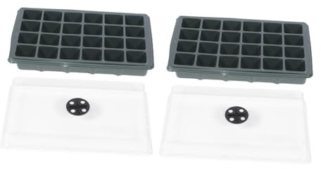 TOYANDONA 2pièces Plateau De Germination Plastique Plateau De Plantation pour Légumes Fleurs Jardin Pépinière