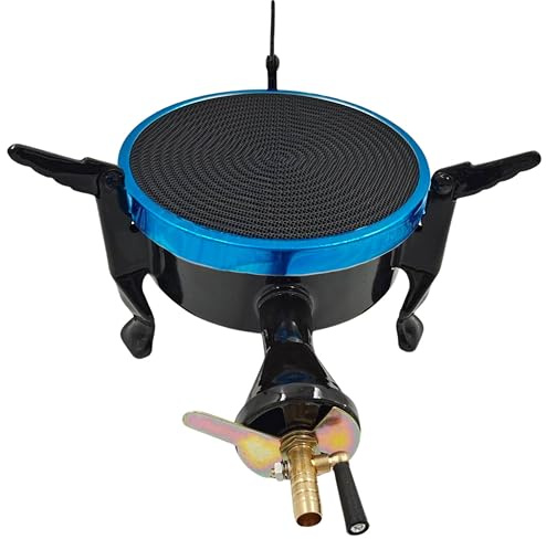 Prácticos quemadores de propano para camping, estufa de propano con textura de hierro, estufa de combustión infrarroja para cocina profesional y doméstica