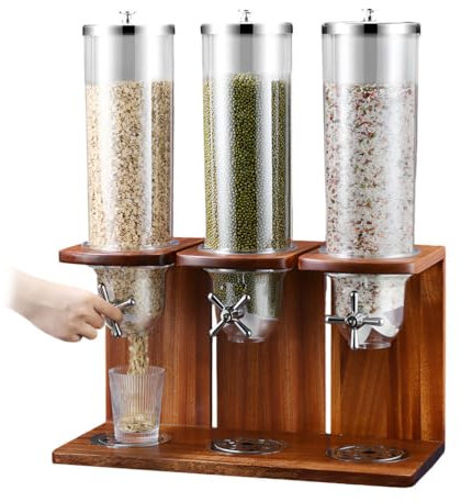 AIZYR Distributore di Cereali, Distributore di Cibo Secco Distributore di Caramelle Distributore da Banco per Cucine, Dispense, Hotel, Uffici,10.5L