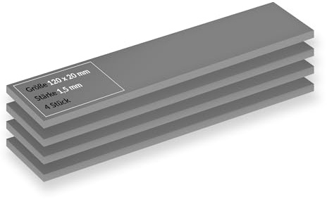 ARCTIC TP-4 Thermal Pad: Pad termico, 4 pezzi, 120x20x1,5 mm