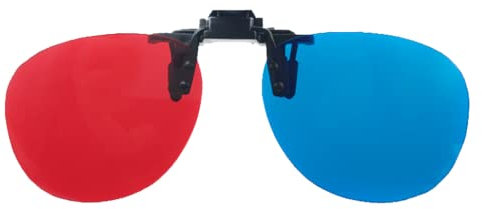 Nuovi amblyopia occhiali rossi e blu per l'allenamento di occhiali 3D-Sinistra blu destra rossa