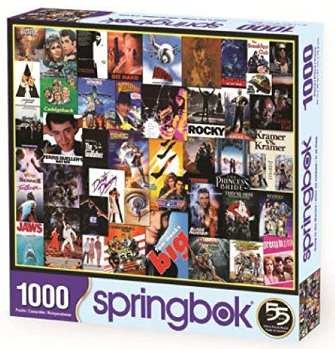 Going to the Movies (Classic Posters) 1000pc jigsaw puzzle 610mm762mm (sk)