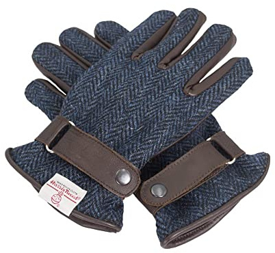 WALKER AND HAWKES - Harris Tweed Hallbrook Gloves