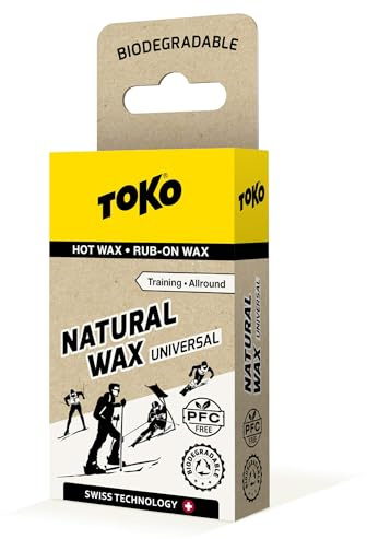 TOKO Natural Wax - Universal Plant Based Ski Wax for All Snow Types & Conditions (40g)