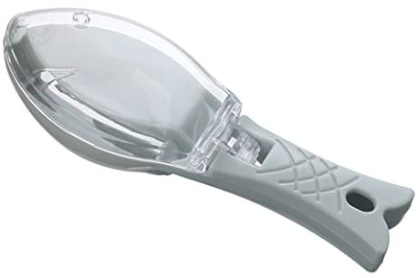 Plastic Fish Scales Graters Scraper, Fish Scaler Skin Brush Scraping Fish Brush Fast Remove Fish Knife Cleaning Peeler Scaler Scraper Fish Clean Scales,Plastic Fish Scale Remover,Fish Scaler,Fish