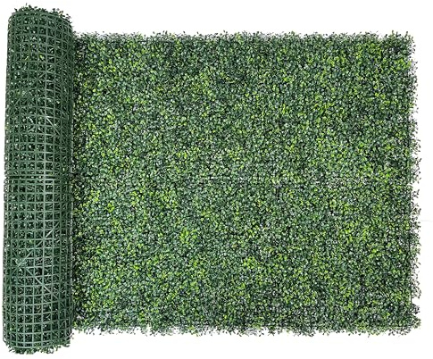 Bybeton Artificial Ivy Privacy Fence Screen, 40 x 120 (33.3 Sq Ft) Odorless Grass Wall Panels, Ultra-Dense Boxwood Panels for Greenery Backdrop, Hedge Wall Decor & Fake Grass Wall for Indoor Outdoor