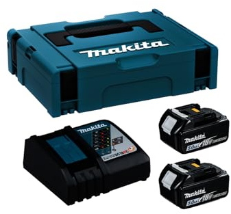 Makita 197803-2 18V Li-ion LXT Power Source Kit Supplied in a Makpac Case