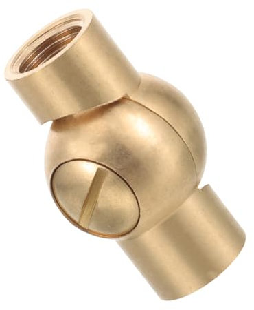 POPETPOP Kupfer Drehbarer Lampen-adapter Für Badezimmer Deckenleuchten Verstellbarer Kronleuchter-adapter Mit Schraubgewinde Rostfrei Kompatibel Mit Schrägen Pendelleuchten Einfache Montage