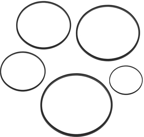 guduling 15 anillos flotantes para plantas, alimento para acuario, 5 tamaños, alimento para acuario, para fijar o separar plantas flotantes (negro/9/12/15/18/21 cm)