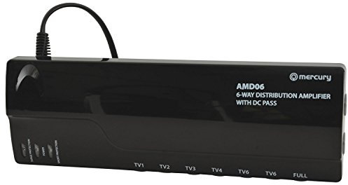 Professional TV Booster - 6 Way