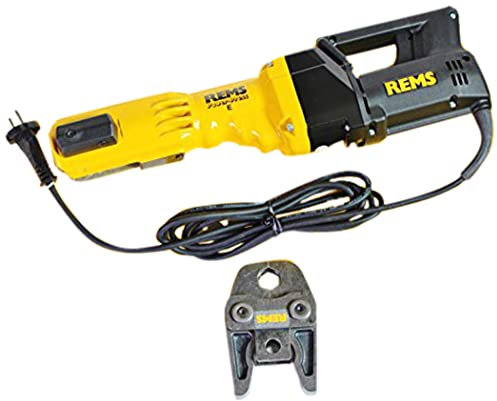 REMS Pressmaschine Power Press E SE + 3 Pressbacken Presszangen V M Heizung