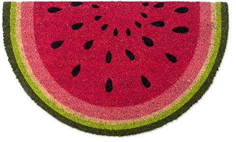DII Colorful Design Natural Coir Doormat, 18x30, Watermelon
