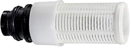 metabo Filtereinsatz waschbar 1'' kurz mit Rückschlagventil - Vorfilter für Pumpen & Beregnungsanlagen - Schutz vor Sand und Feststoffen, kompatibel mit Wasserpumpen & Hauswasseranlagen