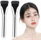 2 Stück Foundation Pinsel Makeup Concealer Brush,Flacher Foundation Pinsel,Puderpinsel für Flüssiger Fondation Damen,Make up Pinsel Für Cremige, Pudrige oder Flüssige Foundation