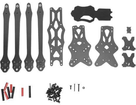 ZUUOZBYY Kit de Marco para Drones de 7 Pulgadas, Marco para Drones de Carreras con visión en primera persona de 315 mm, Kit de Marco para cuadricóptero de Fibra de Carbono para